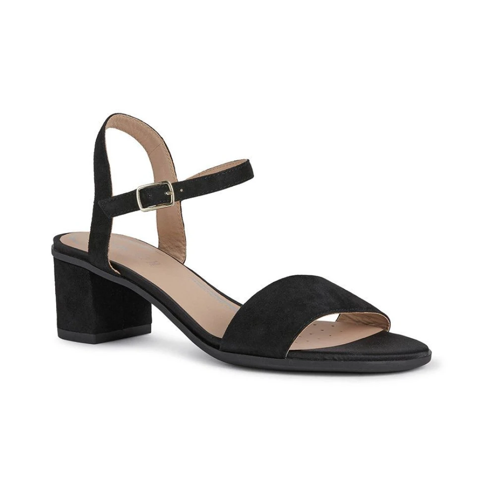 Geox Damen Schwarz Sandalen D Aurely 50 B D25rxb 00021 C9999 - Bild 2