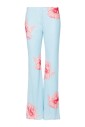 pantalon-evase-imprime-roses-bleues