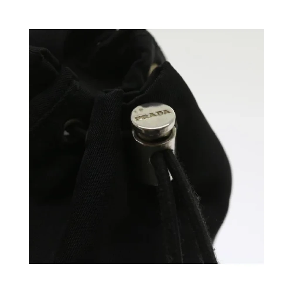 Prada Vintage Pre-owned Nylon prada-bags Black Dames