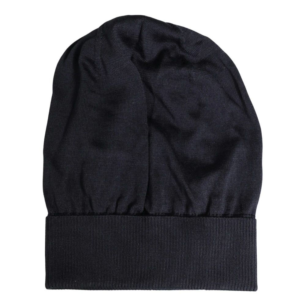 Dolce & Gabbana Unisex Black Accessories, One Size, Beanie Cap