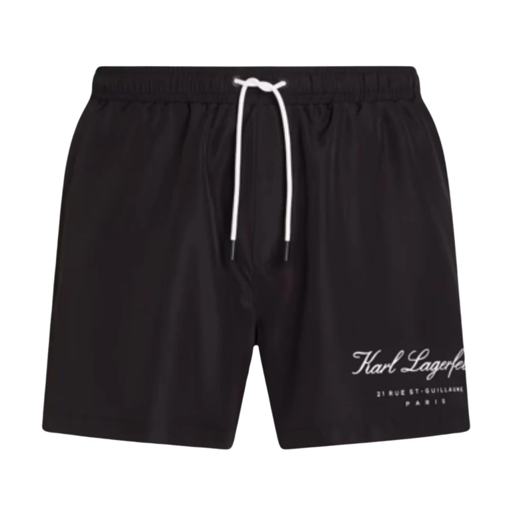 Karl Lagerfeld Heren Zwembroek Hotel Short Boardshorts Black Heren