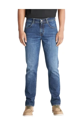 Blå Klassiska Jeans