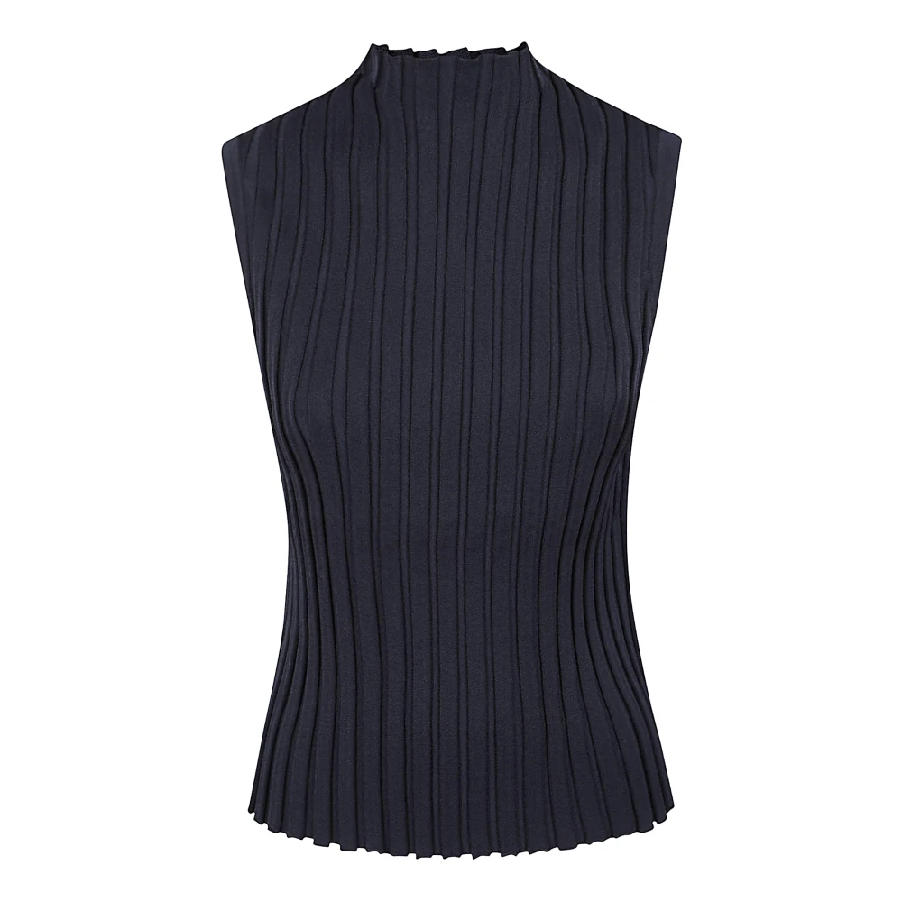 Weekend Max Mara Women's Blue Bautta Top - Sleeveless Tops - Xs - Tops