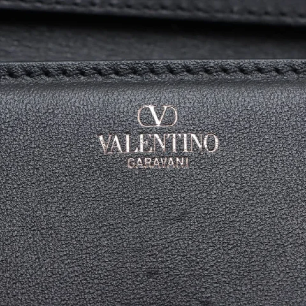 Valentino Vintage Pre-owned Leather handbags Black Dames