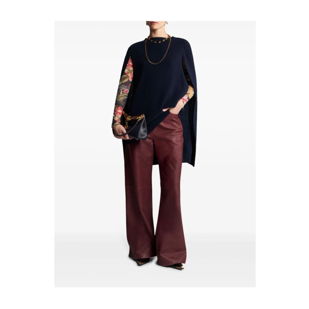ETRO Blauwe Top met Stijl B0310 Blue Dames