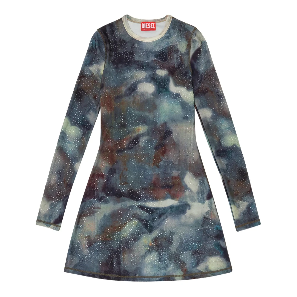 Diesel Women's Green Short Dresses, S, D-Uplo Mini Dress