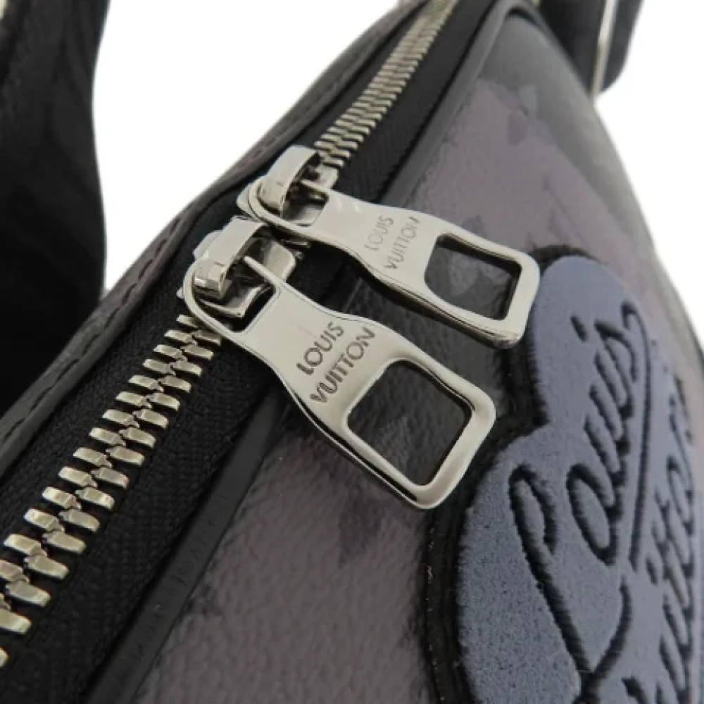Louis Vuitton Vintage Pre-owned Fabric shoulder-bags Black Dames