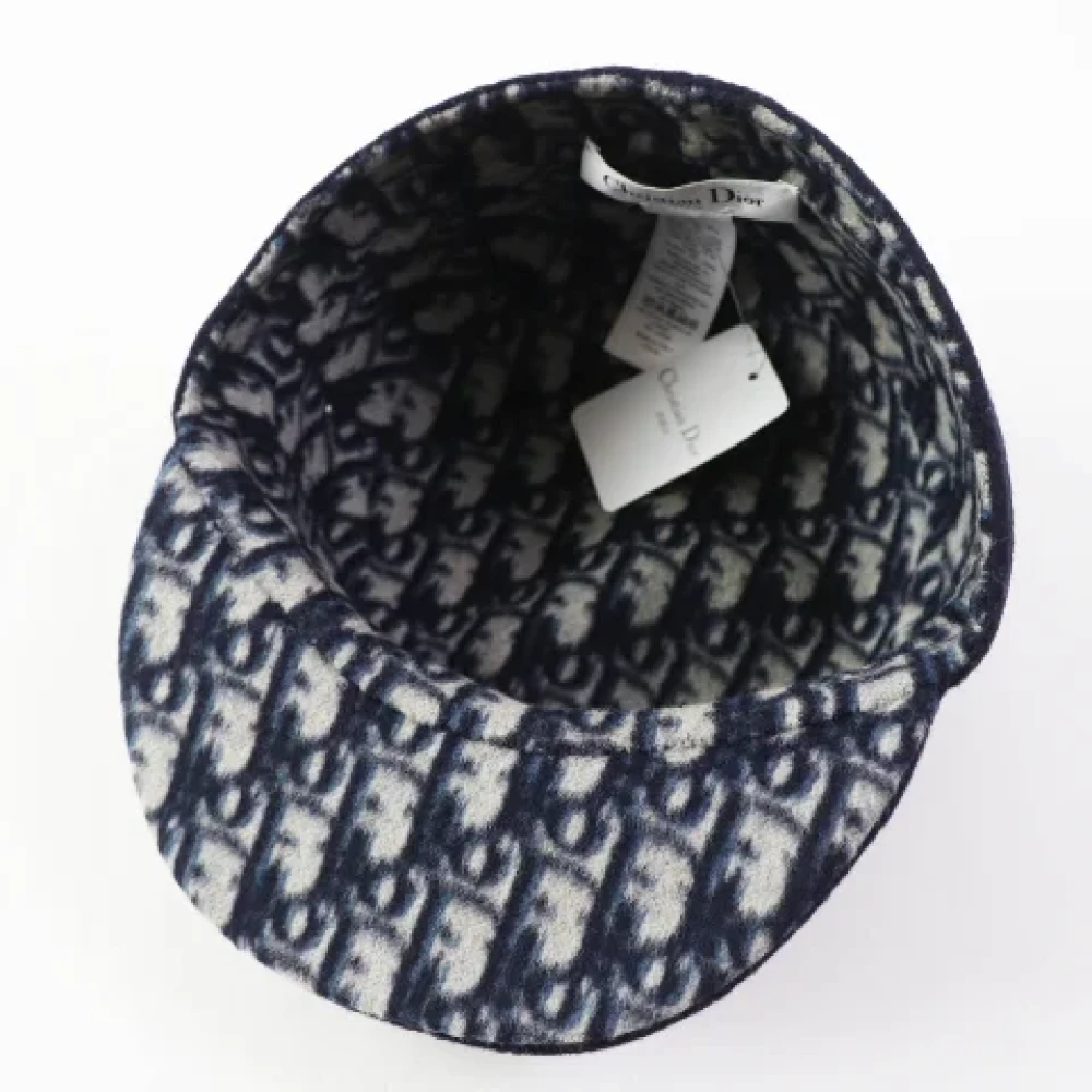Dior Vintage Pre-owned Fabric hats Blue Dames