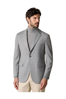 Virgin Wool Blend Blazer