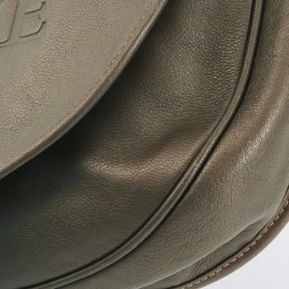 Loewe Pre-owned Leather shoulder-bags Brown Dames