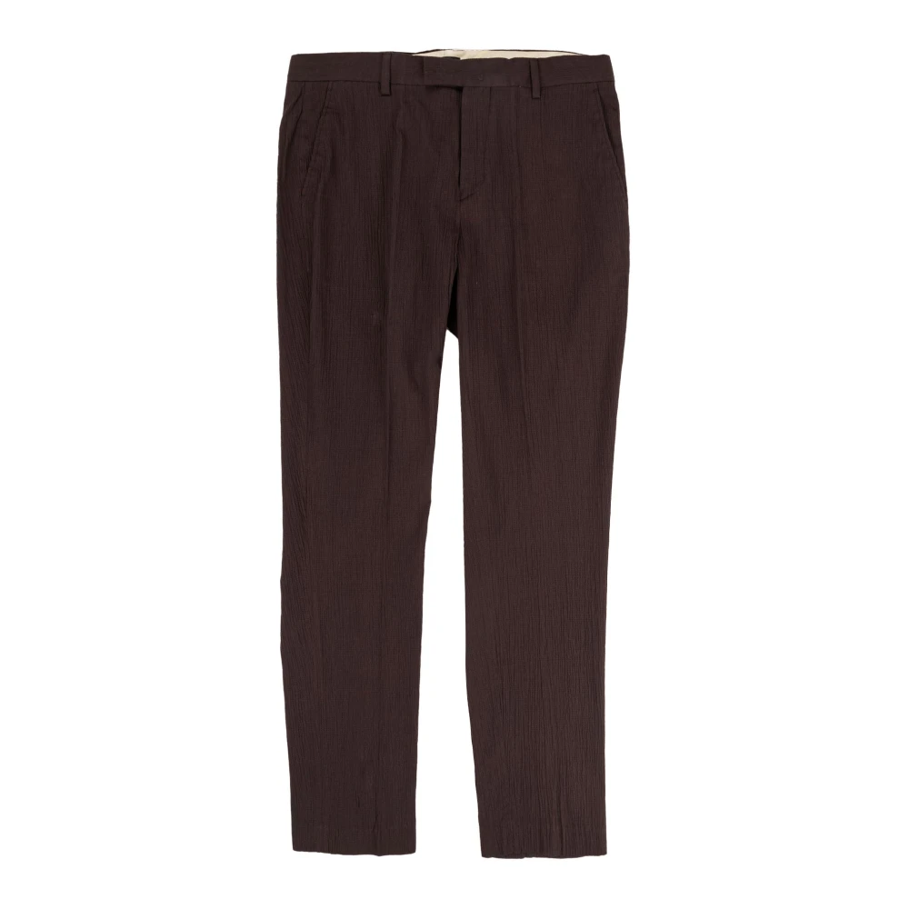 Liu Jo Elegante Katoenen Chino Broek Brown Dames