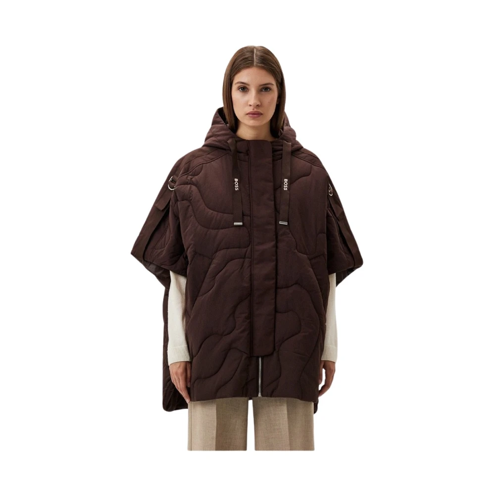 Hugo Boss Stijlvolle Jas voor Mannen Brown Dames