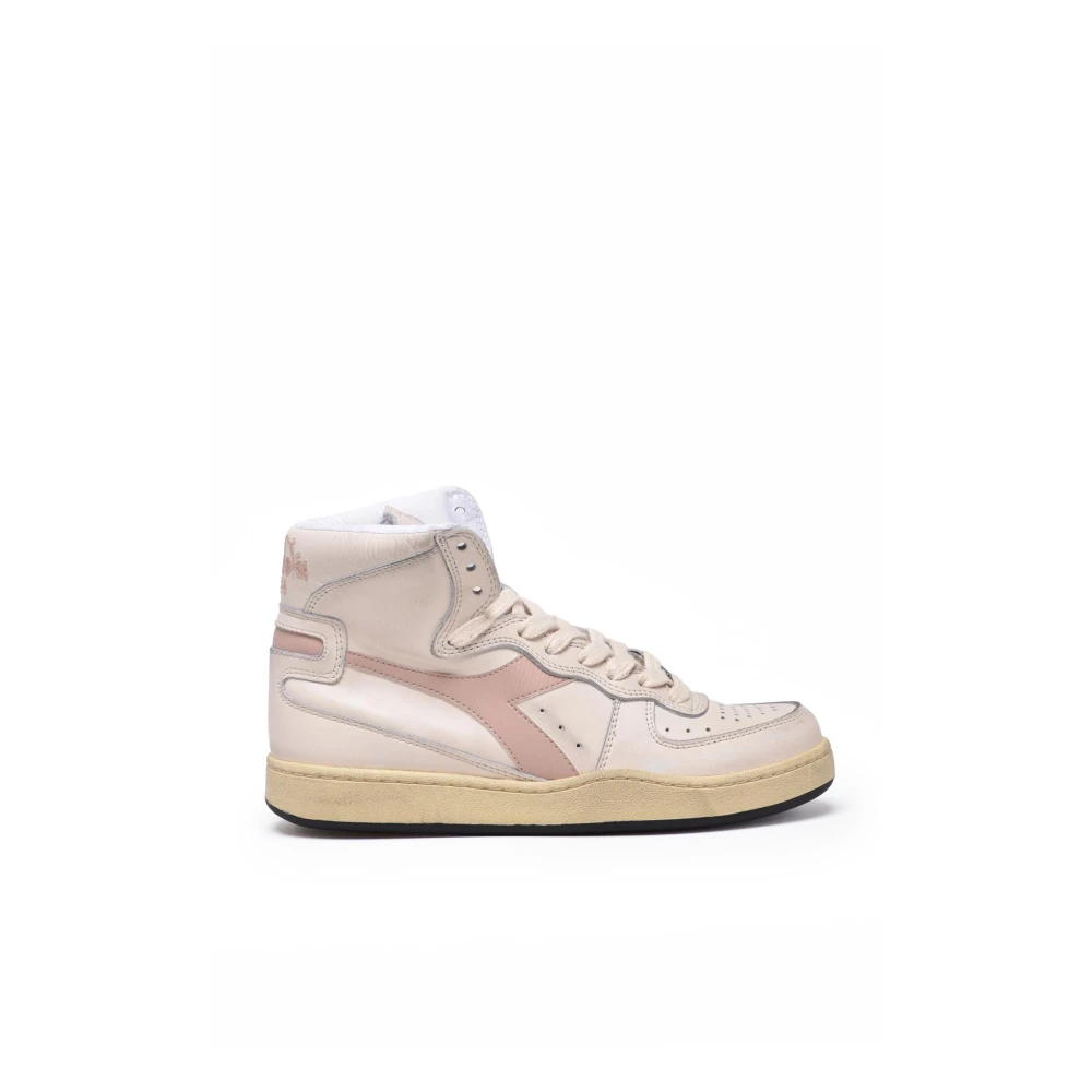 Diadora Mi Basket Used Dames Schoenen Roze