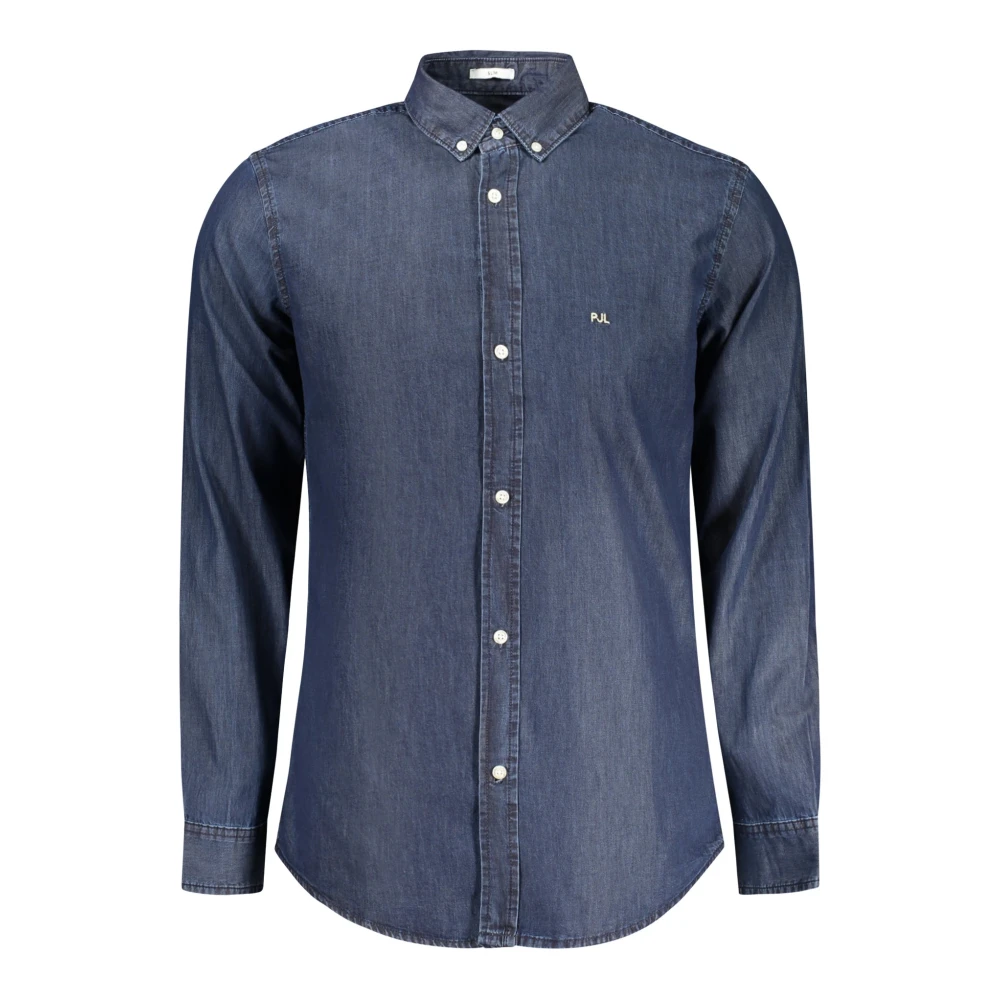 Pepe Jeans Men's Blue Long-Sleeved Shirt