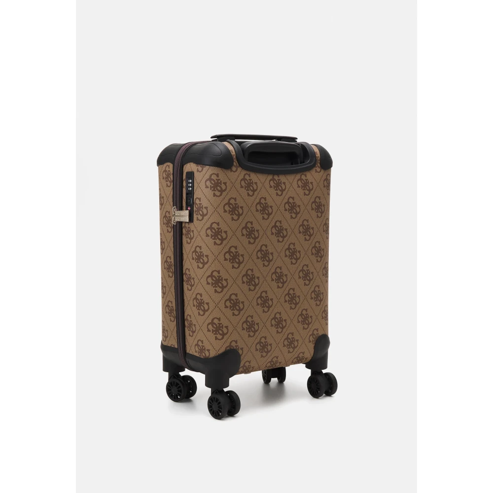 Guess Stijlvolle reistrolley voor vrouwen Brown Unisex