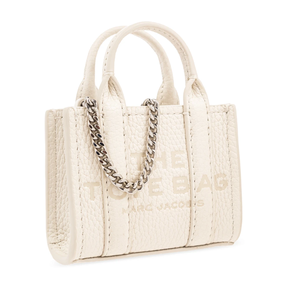 Marc Jacobs The Tote Nano Sleutelhanger White Dames