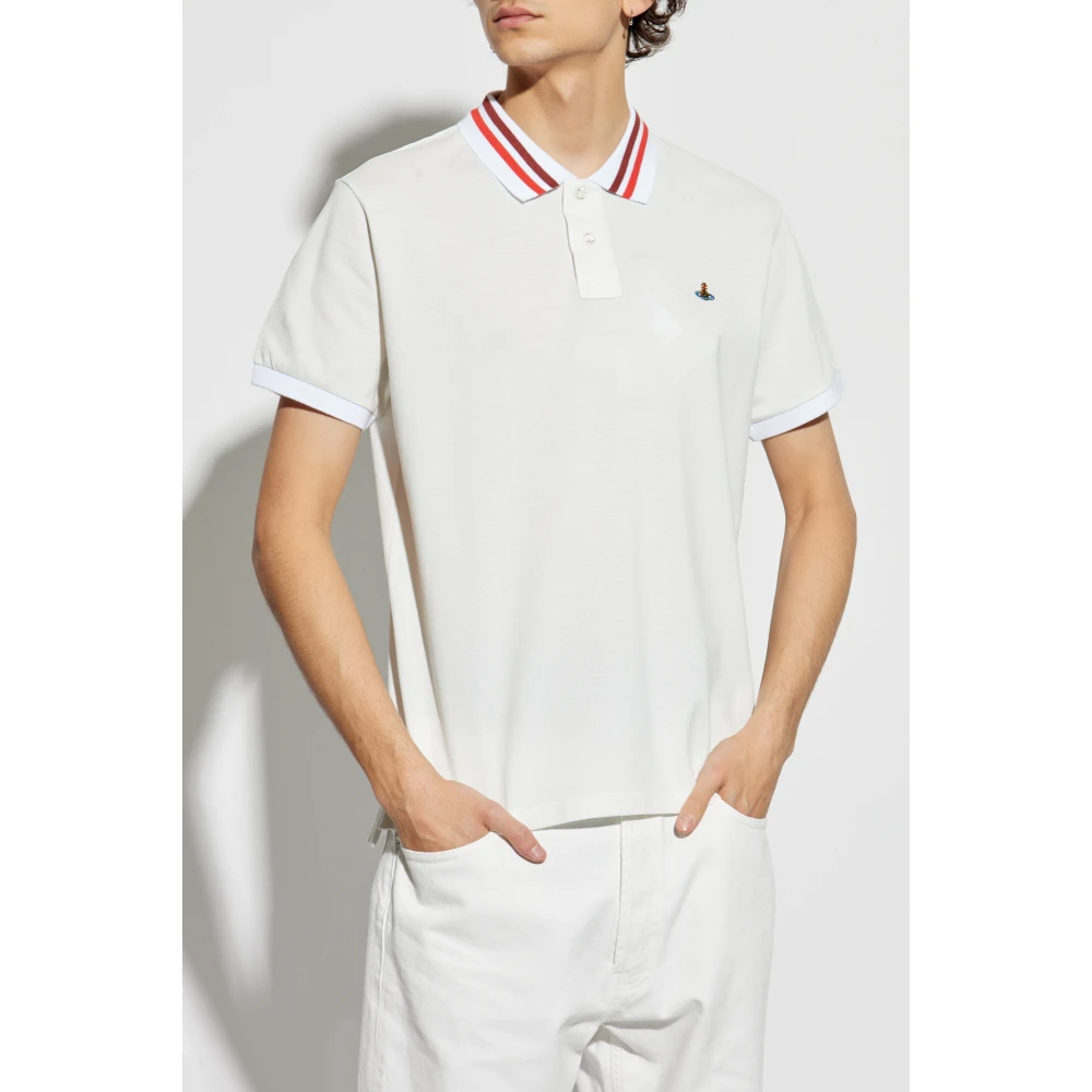 Vivienne Westwood Polo met logo Beige Heren
