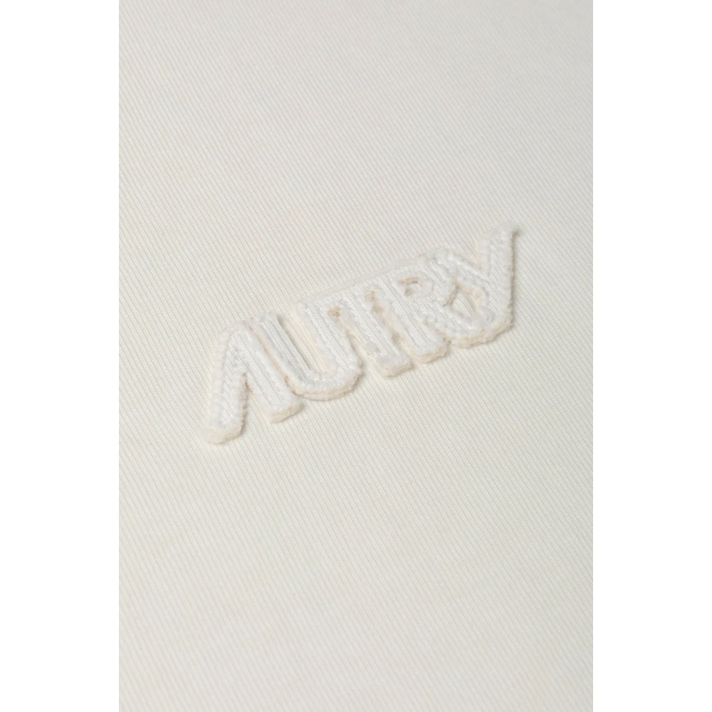 Autry Cotton Logo T-shirt Beige Dames