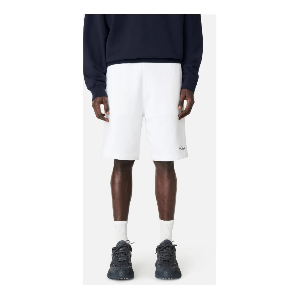 Axel Arigato Base Sweat Shorts White Heren