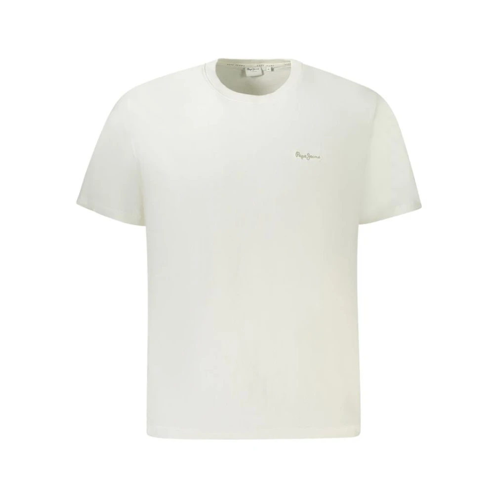 Pepe Jeans Bianco Cotton Men T-Shirt - S - Image 2
