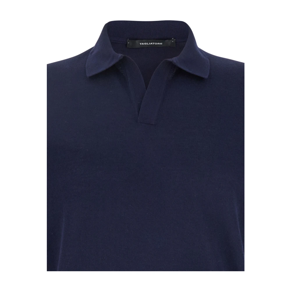 Tagliatore T-shirts en Polos Blue Heren