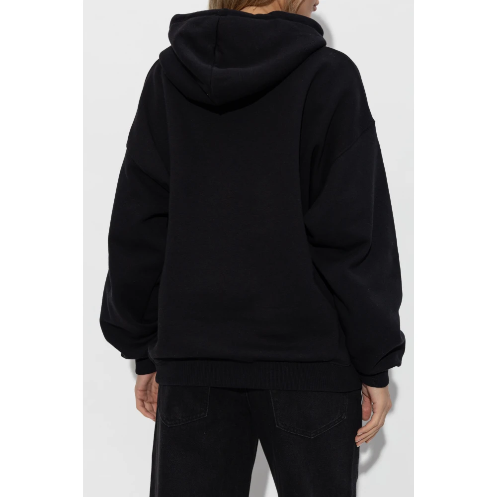 Rotate Birger Christensen Sweatshirt met logo Black Dames