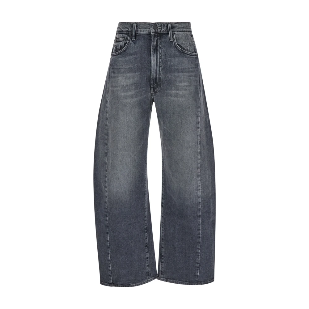 Mother Grijze Half Pipe Flood Jeans Gray Dames