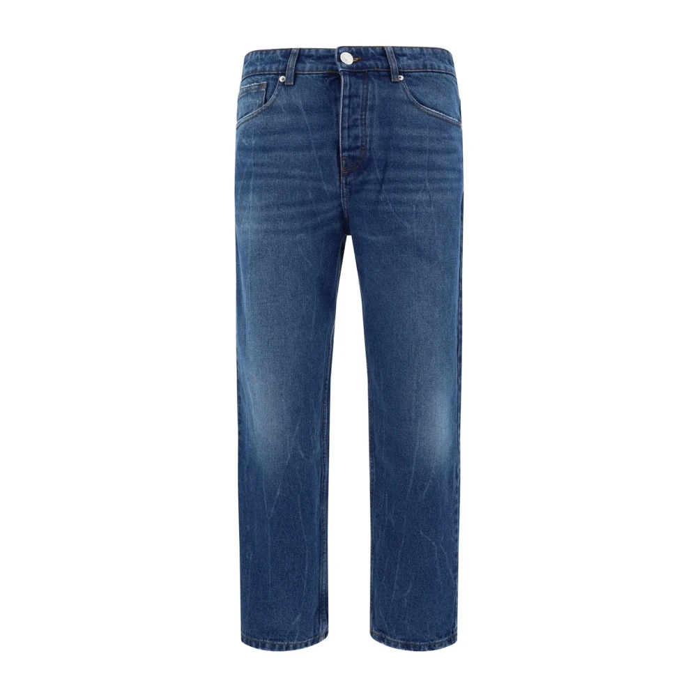 Ami Paris Straight Jeans Blue Heren