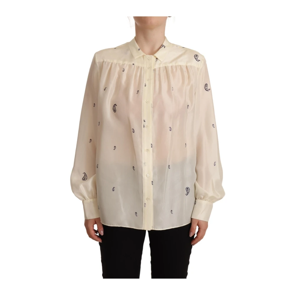 Aspesi Women's Beige Shirts, L, Long Sleeves Top