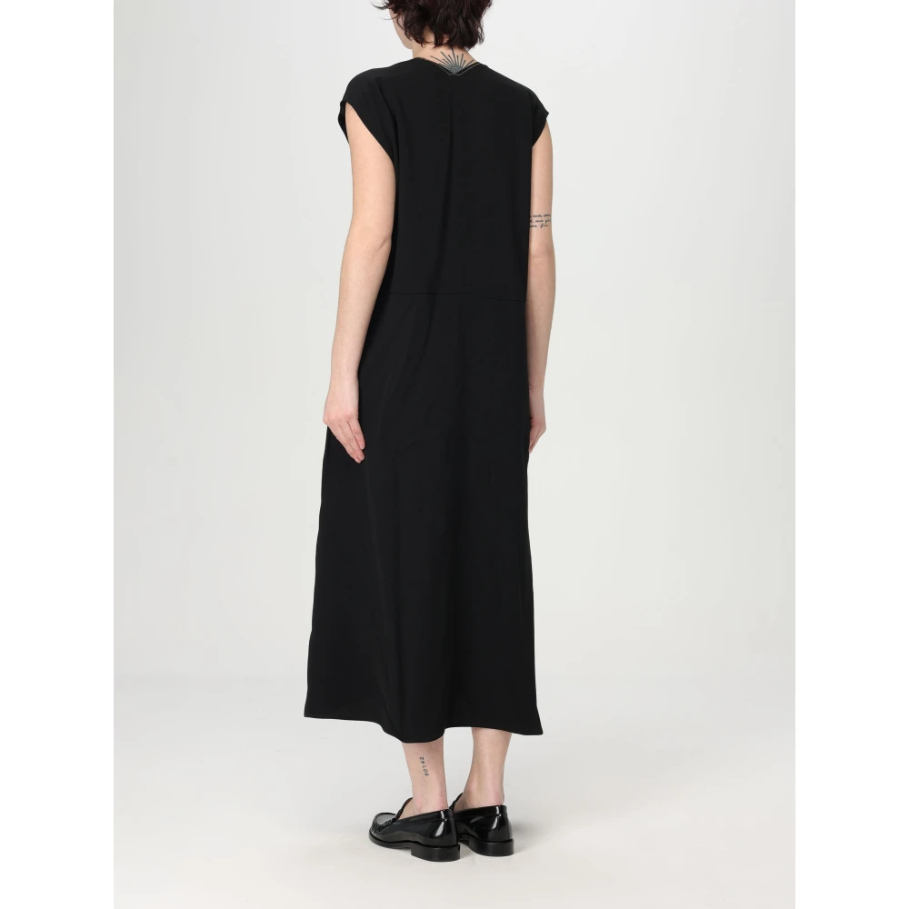 Fabiana Filippi Elegante Zwarte Jurk voor Vrouwen Black Dames