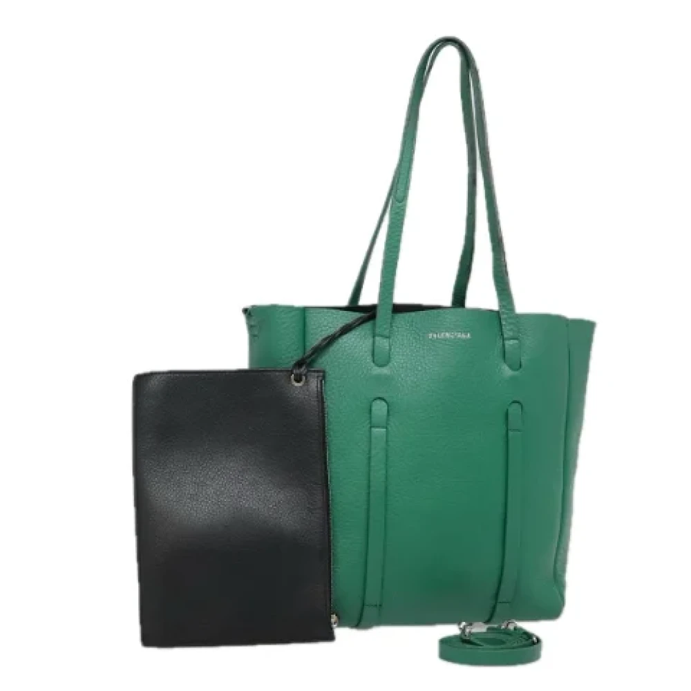 Balenciaga Vintage Pre-owned Leather totes Green Dames