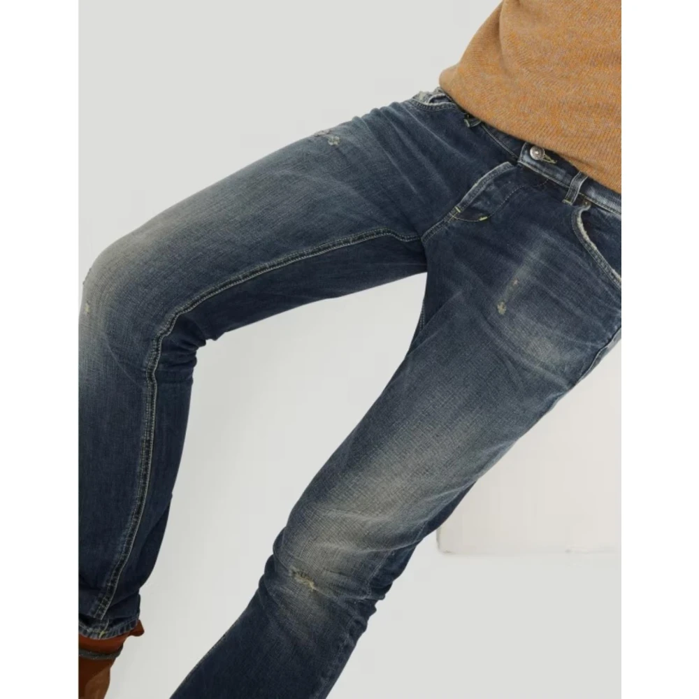 Dondup Slim-Fit Stijlvolle Ritchie Jeans Upgrade Blue Heren