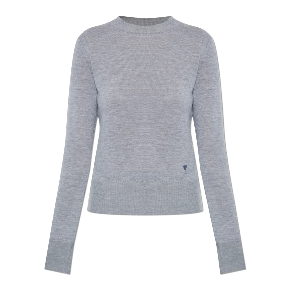 Ami Paris Donna Grigio Maglie, S, New,