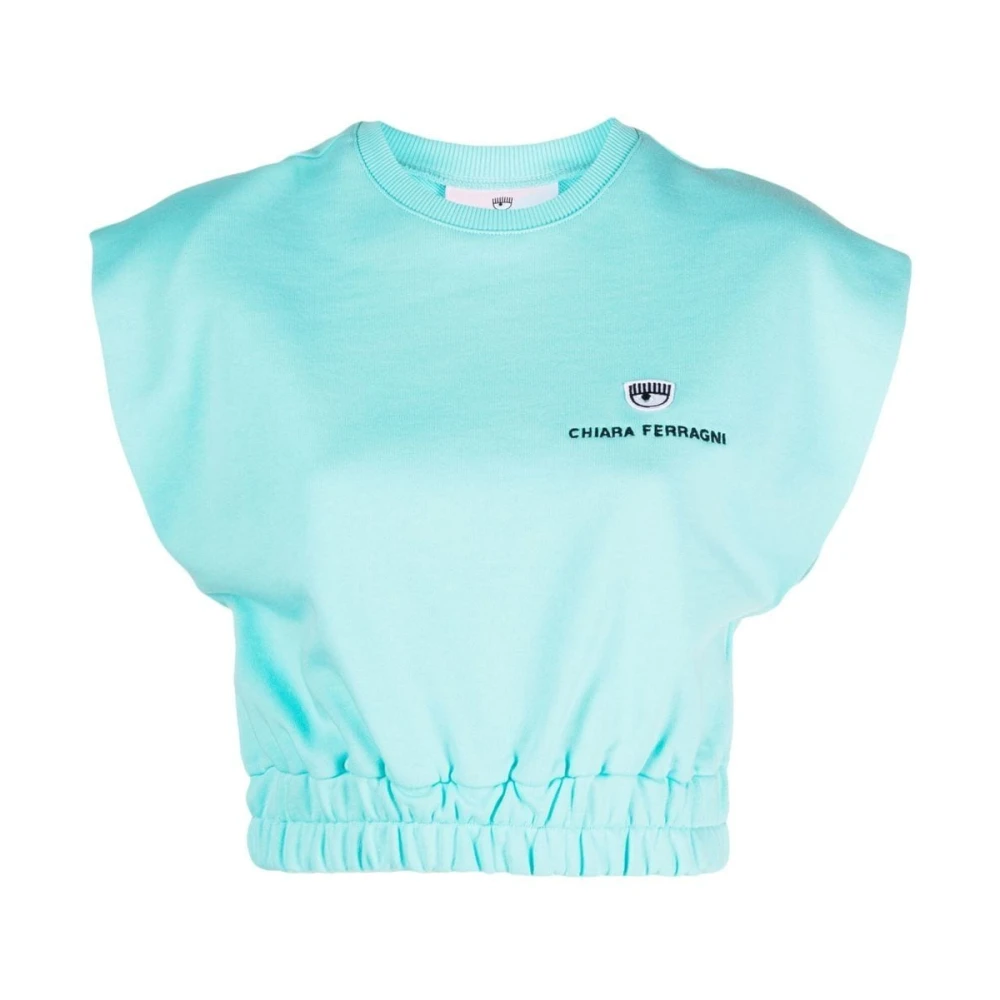 Chiara Ferragni Collection Mujer Azul - Top Sin Mangas- Tops - 2XS- Top Sin Mangas