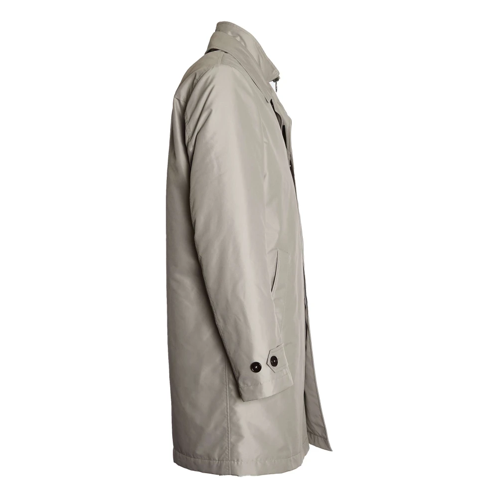 TOD'S Waterdichte Gewatteerde Jas Grijs Gray Heren