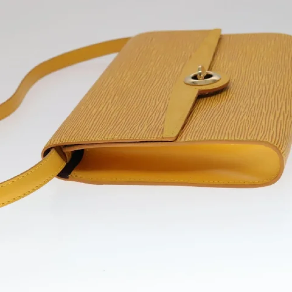 Louis Vuitton Vintage Pre-owned Leather louis-vuitton-bags Yellow Dames