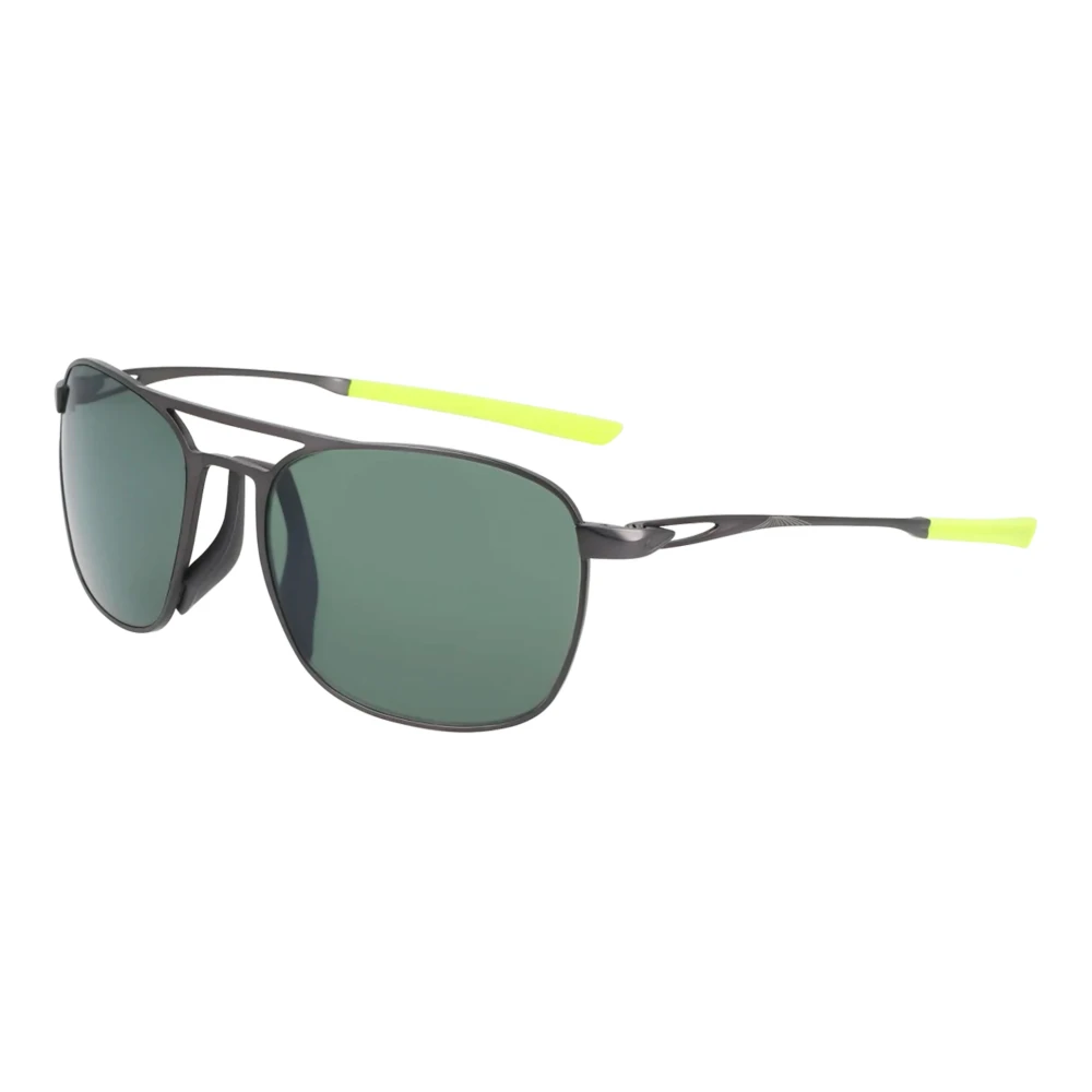 Nike Green Sunglasses, Male, 56 Mm, Driver Sunglasses In Satin Gunmetal