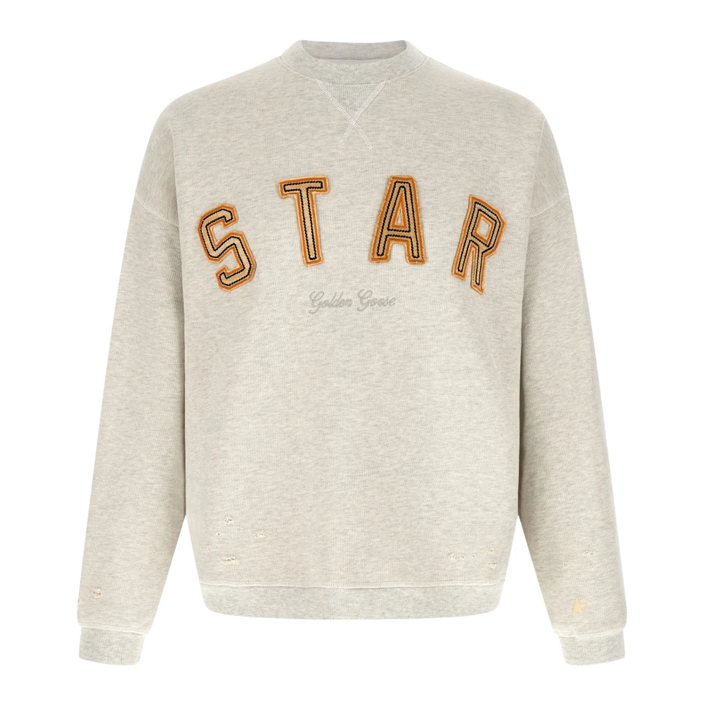 Golden Goose Men's Gray/Golden Star Sweatshirt