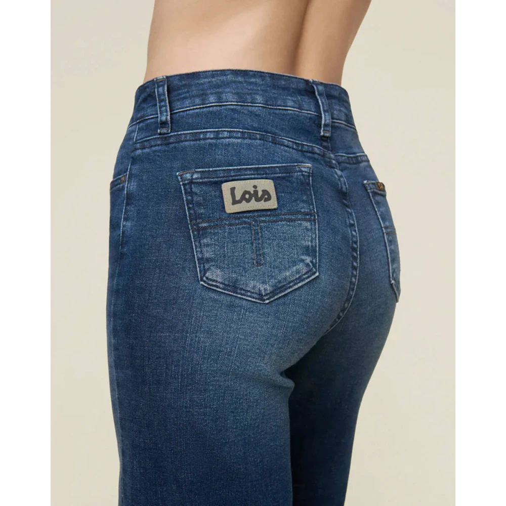 Lois Palazzo Jeans Blue Dames