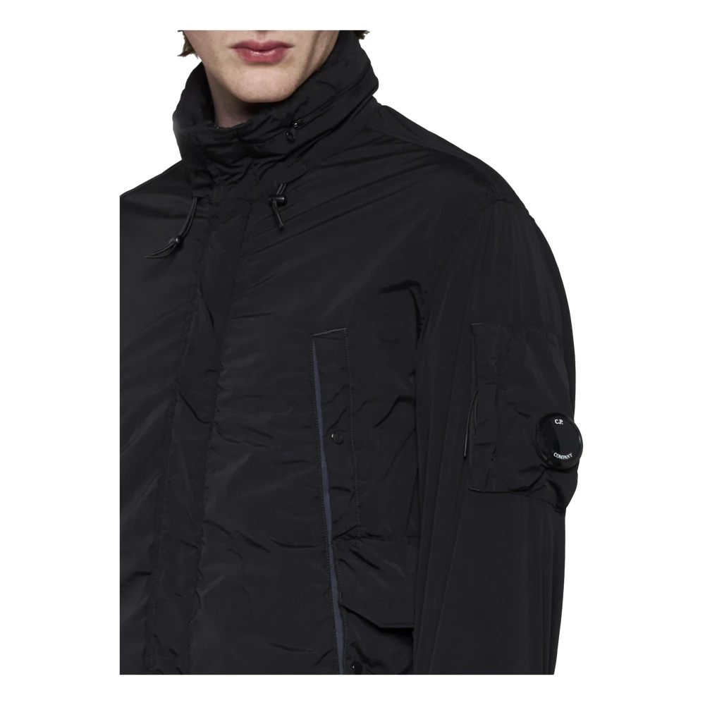 C.P. Company Zwarte Jassen voor Mannen Black Heren