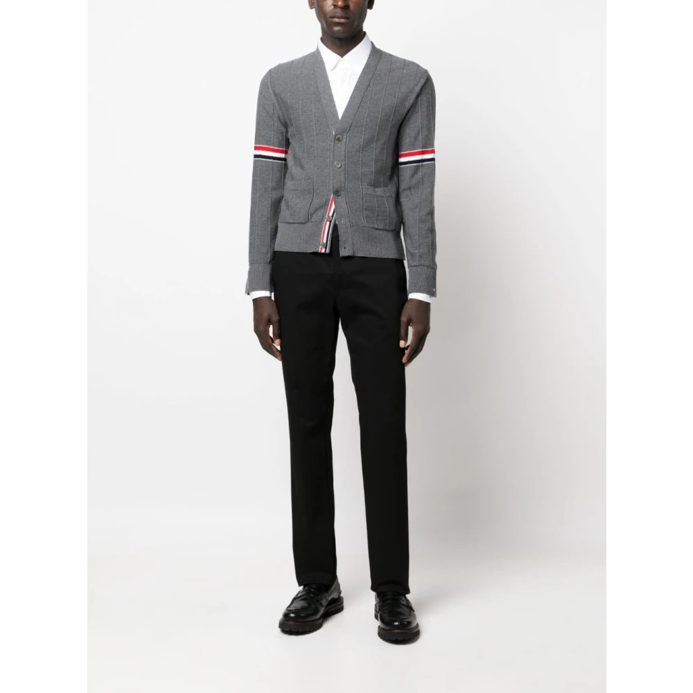 Thom Browne Stijlvolle Sweaters Collectie Gray Heren