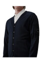 blue-cardigan-with-ribbed-v-neck