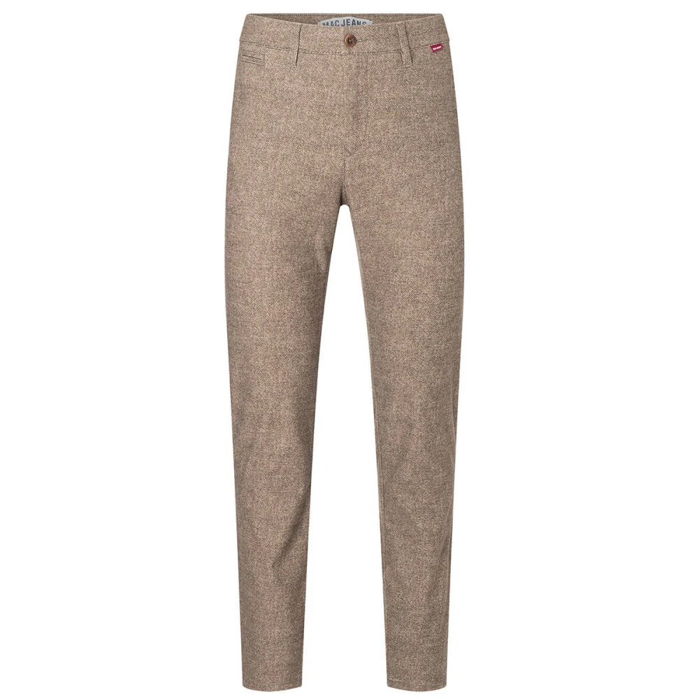 MAC Chino Stijl Broek Brown Heren