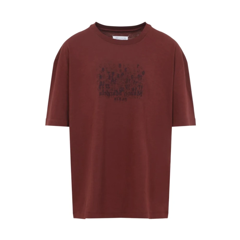 Maison Margiela Men's Red T-Shirts, Xs, T-Shirt