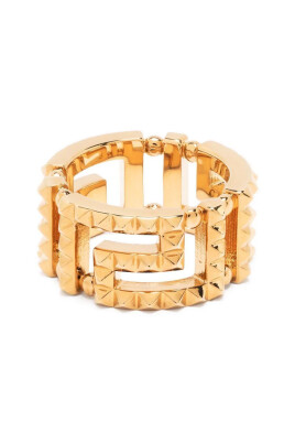 gold-tone-greca-spike-ring