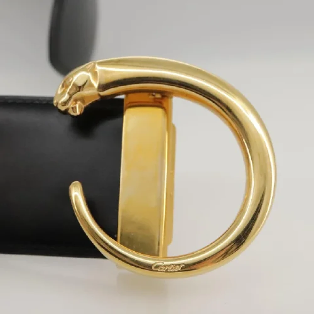 Cartier Vintage Pre-owned Leather belts Black Dames