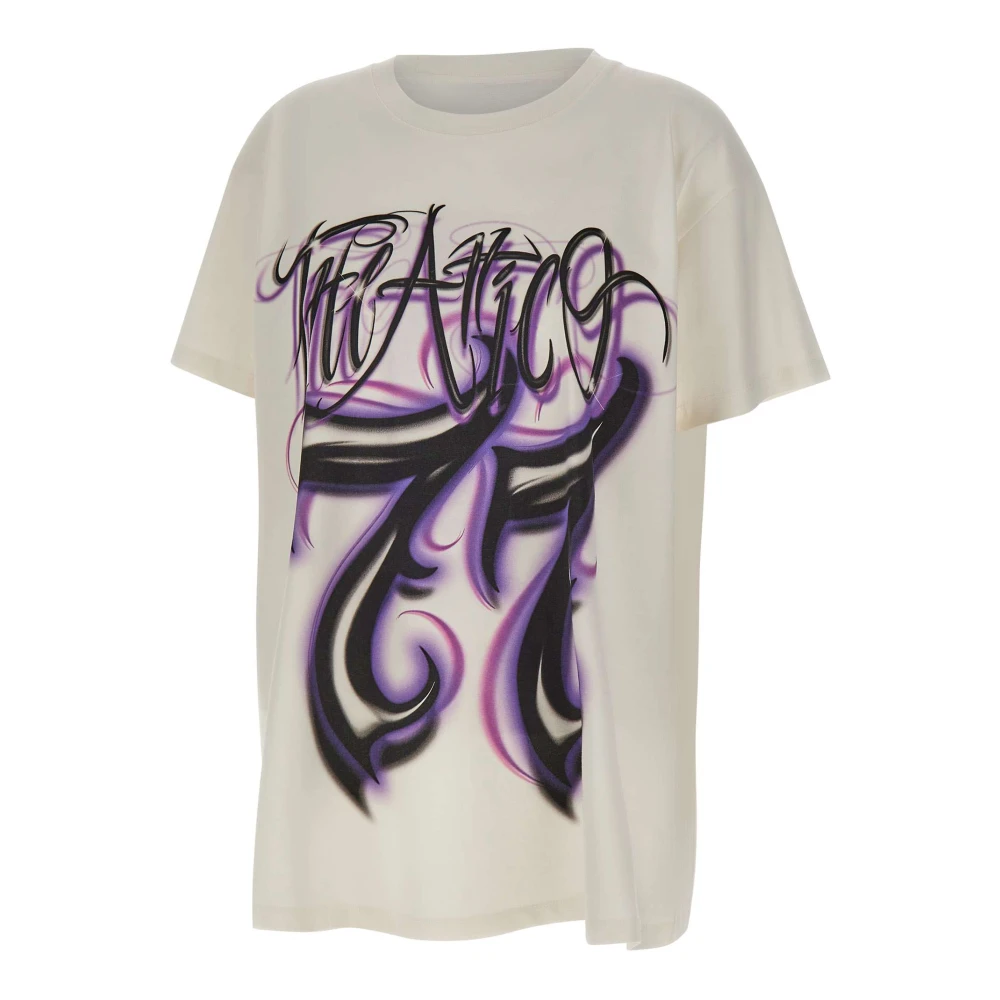 The Attico Women's White T-Shirts, S, T-Shirts And Polos