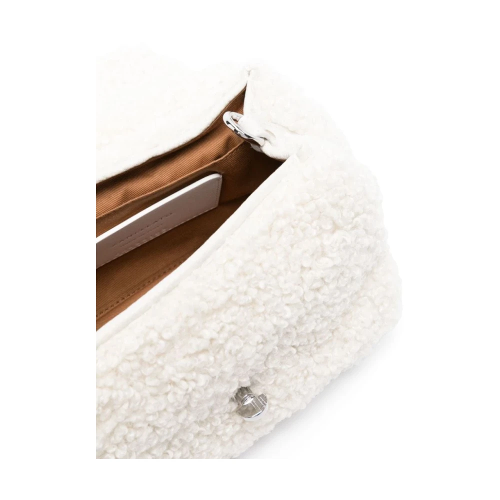 Zanellato Rode Leren Schoudertas White Dames