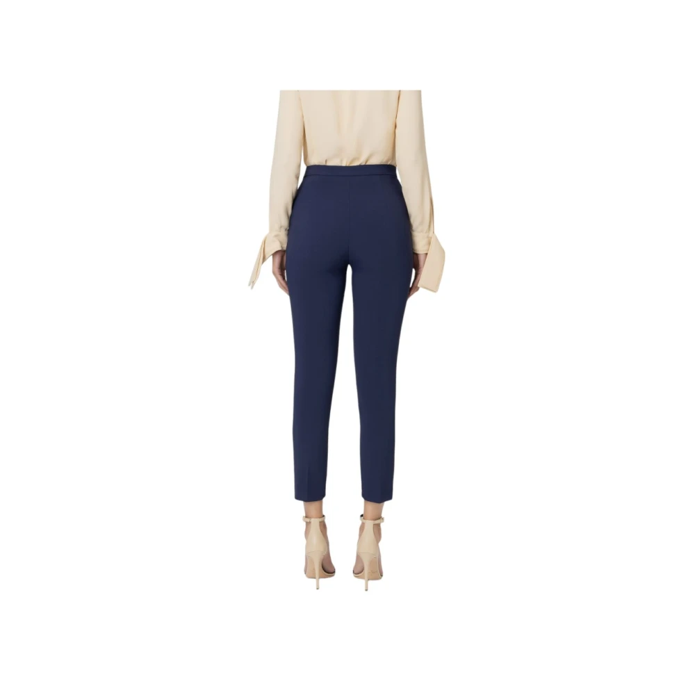 Elisabetta Franchi Stijlvolle Broek voor Vrouwen Blue Dames