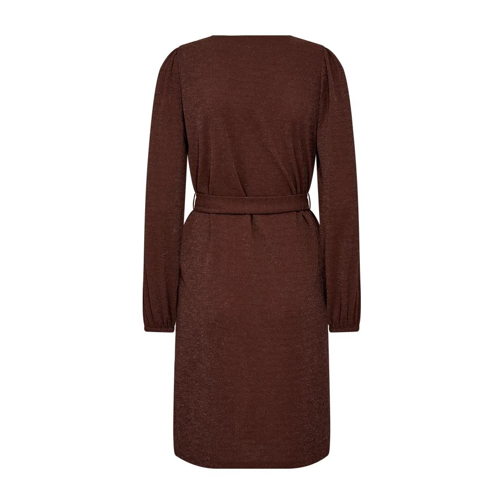Freequent Midi Dresses Brown Dames